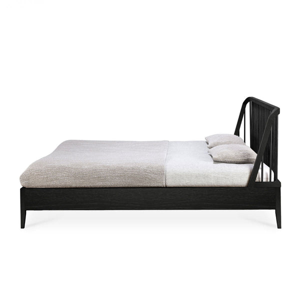 Oak Spindle black bed Ethicraft