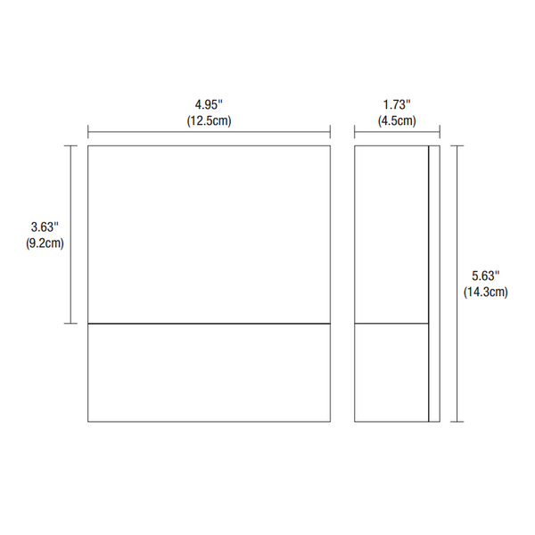 Tv LED Elv Dimmable Wall Light
