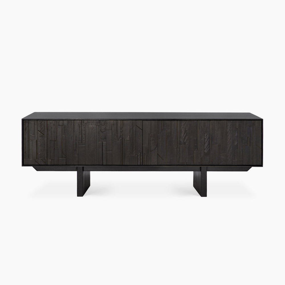 Mosaic Ethnicraft teak TV cabinet