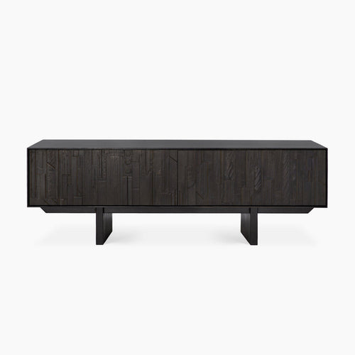 Mosaic Ethnicraft teak TV cabinet