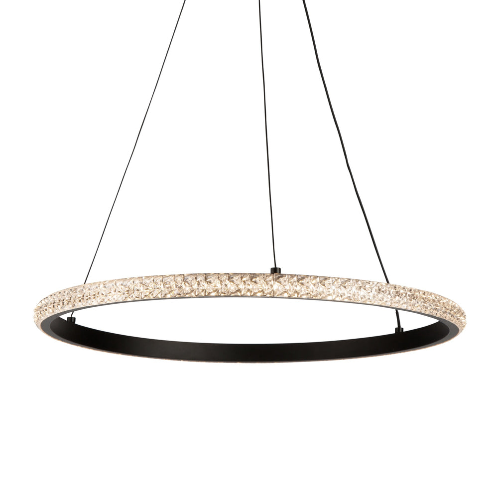 Nova LED Pendant Black 24W