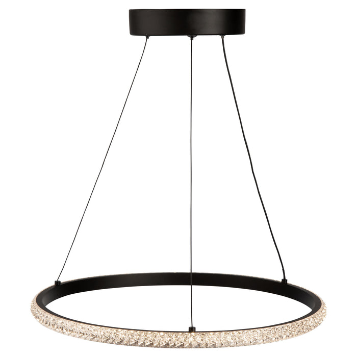 Nova LED Pendant Black 24W