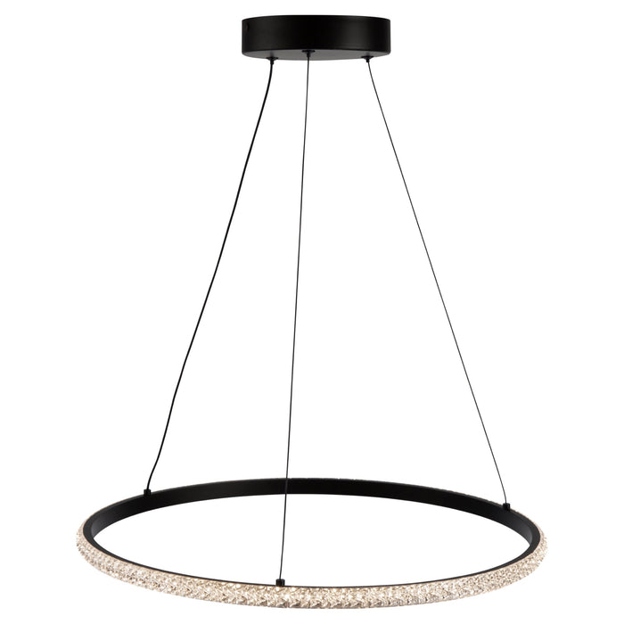 Nova LED Pendant Black 29W