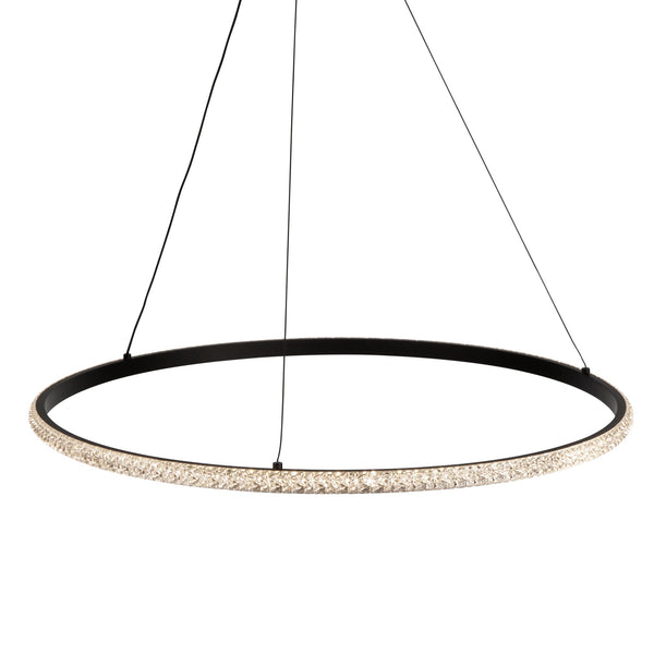 Nova LED Pendant Black 30W