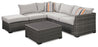 Cherry Point Nuvella Outdoor 4 Piece Sectional Set