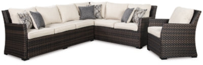 Easy Isle Nuvella Outdoor 3 Piece Sectional Set