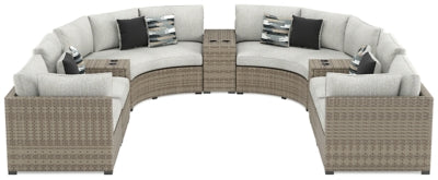 Calworth 9-Piece Outdoor Sectional