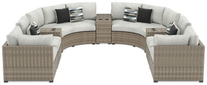 Calworth 9-Piece Outdoor Sectional