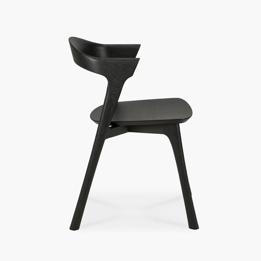 Oak Bok black dining chair