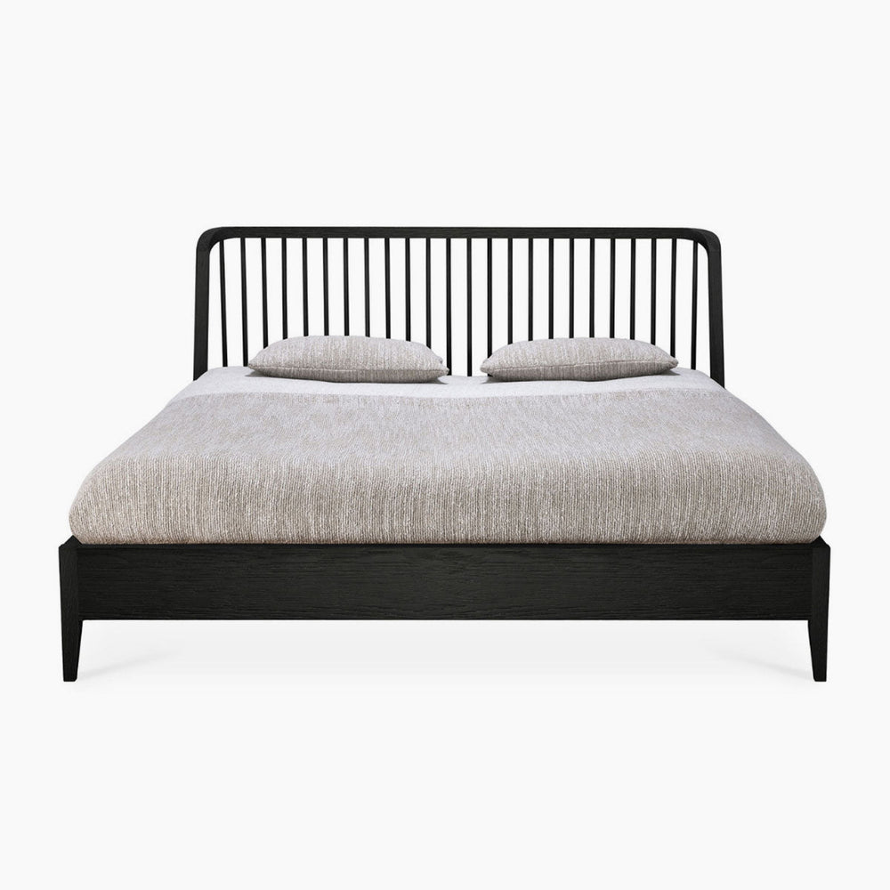 Oak Spindle black bed Ethicraft