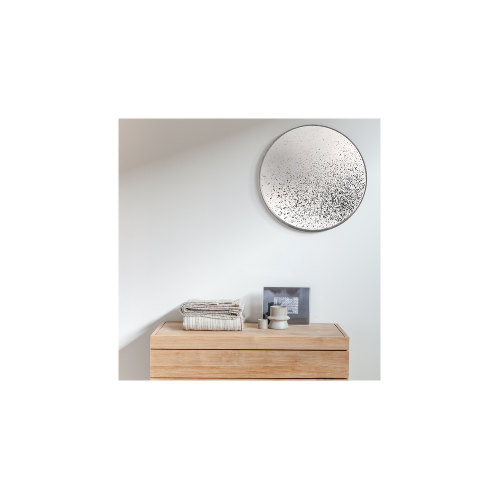 Clear Circle Ethnicraft aged mirror