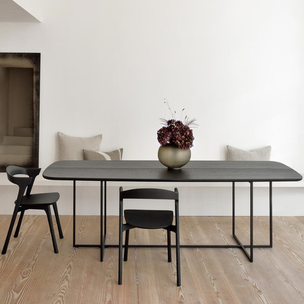 Arc Oak Black Ethnicraft Table