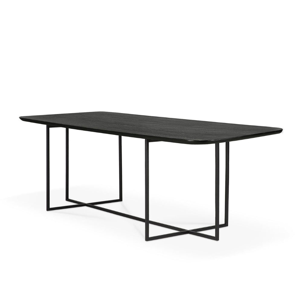 Arc Oak Black Ethnicraft Table