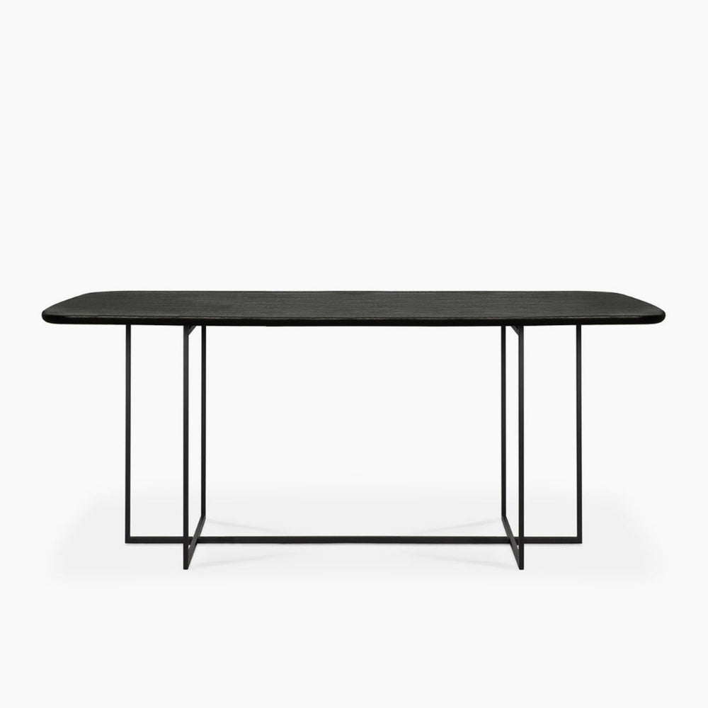 Arc Oak Black Ethnicraft Table