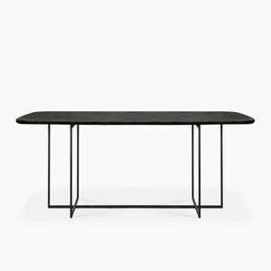 Arc Oak Black Ethnicraft Table