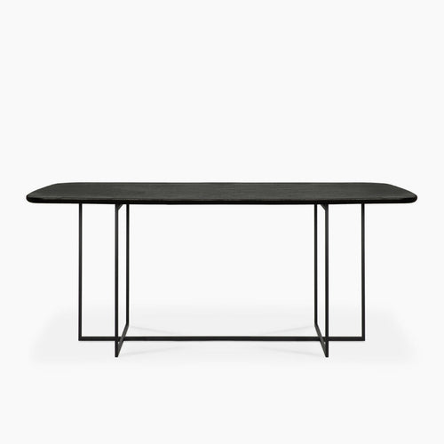 Arc Oak Black Ethnicraft Table