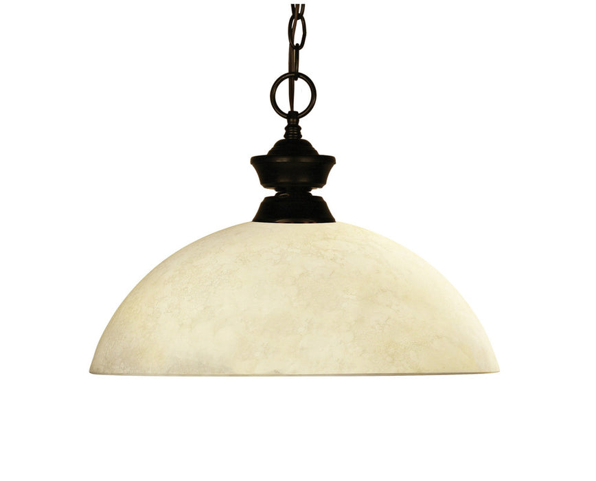 Challenger/Riviera Bronze 1 Light Pendant