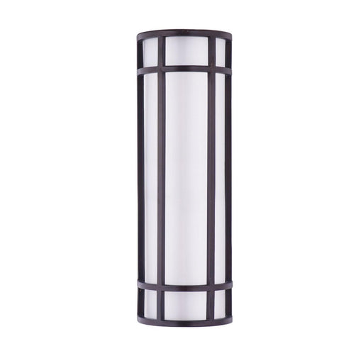 Maxim Lighting - 55573WTBZ - Moon Ray 18 Inch Outdoor Wall Lantern Stainless Steel/Opal Acrylic Approved for Wet Locations