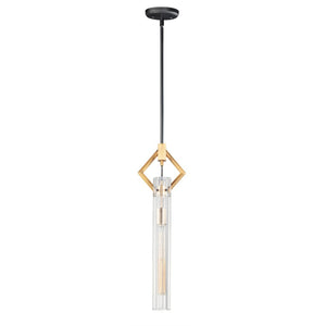 Maxim Lighting - 16111CLBKAB - Flambeau - One Light Pendant