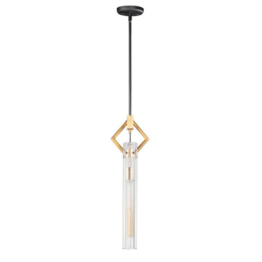 Maxim Lighting - 16111CLBKAB - Flambeau - One Light Pendant