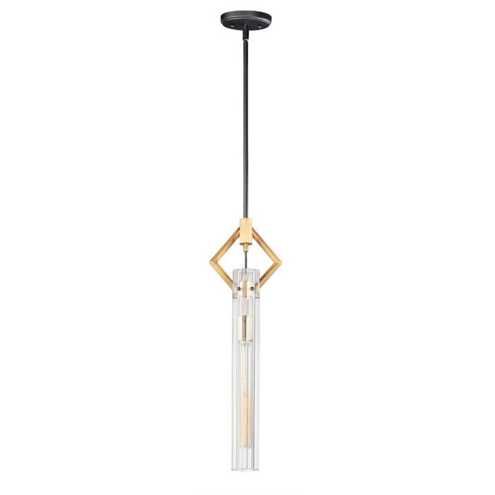 Maxim Lighting - 16111CLBKAB - Flambeau - One Light Pendant