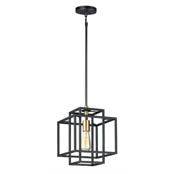 Maxim Lighting - 10246BKSBR - Liner - One Light Pendant