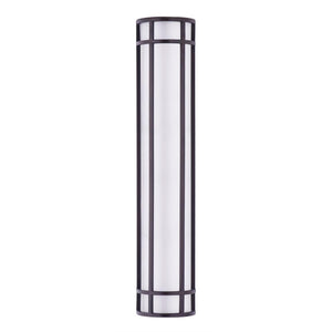 Maxim Lighting - 55577WTBZ - Moon Ray 30 Inch Outdoor Wall Lantern Stainless Steel/Opal Acrylic Approved for Wet Locations