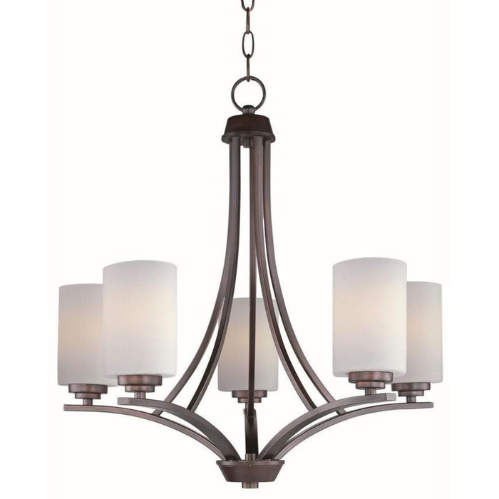 Maxim Lighting - 20035SWOI - Deven - Five Light Chandelier