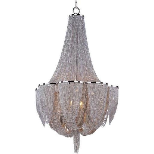 Maxim Lighting - 21465NKPN - Chantilly - Ten Light Chandelier