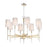 Maxim Lighting - 32398OFSBRPN - Uptown - Eight Light Chandelier