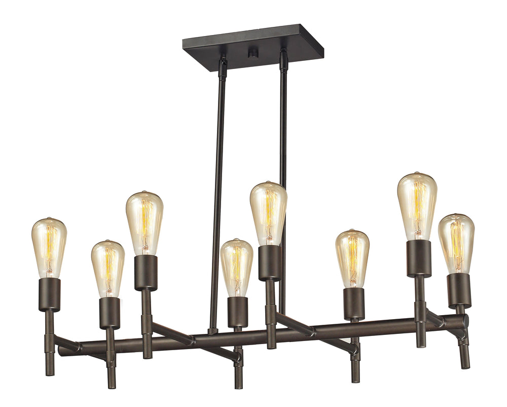 Vintage 8 lights pendant lamp