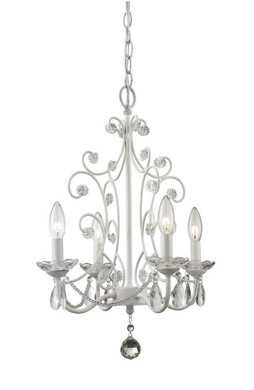 Princess Chandeliers 4 Light Mini Chandelier