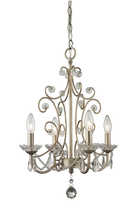 Princess Chandeliers 4 Light Mini Chandelier