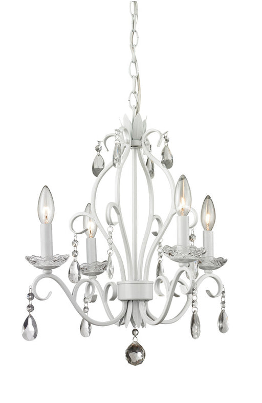 Princess Chandeliers 4 Light Mini Chandelier