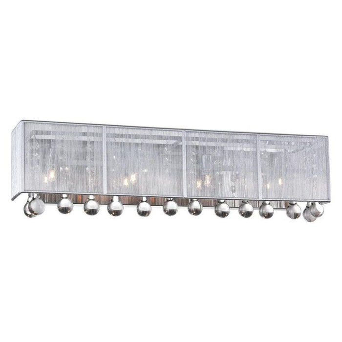 CWI Lighting - 5005W24C-RC (S) - 4 Light Wall Sconce with Chrome Finish