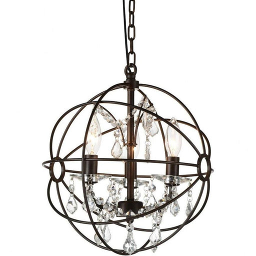 CWI Lighting - 5465P13-DB-3 - 3 Light Mini Pendant with Brown Finish