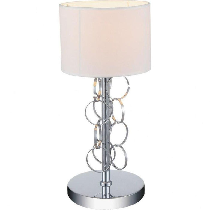 CWI Lighting - 5627T8C - 1 Light Table Lamp with Chrome Finish