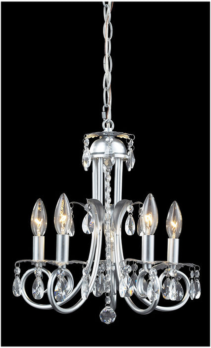 Pearl 5 Light Crystal Chandelier