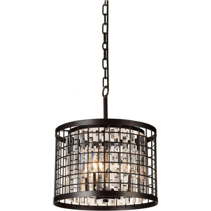 CWI Lighting - 9697P14-4-192 - 4 Light Mini Pendant with Brown Finish