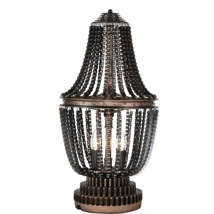 CWI Lighting - 9727T13-2-211 - 2 Light Table Lamp with Antique Bronze Finish