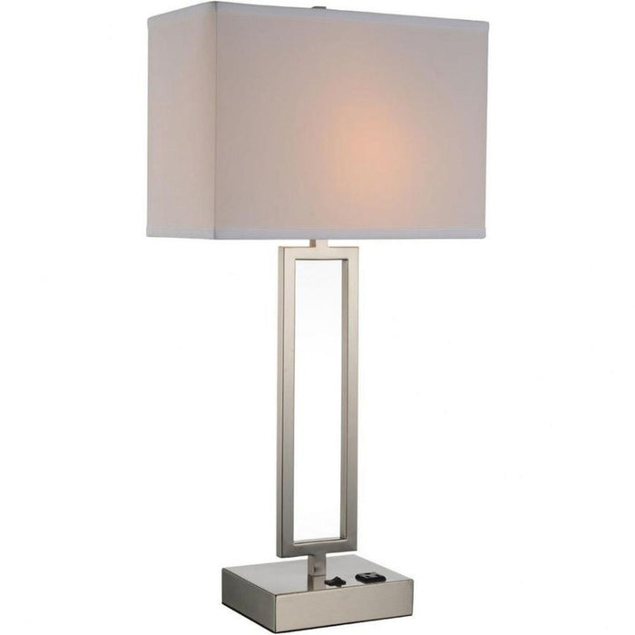 CWI Lighting - 9915T14-1-606 - 1 Light Table Lamp with Satin Nickel Finish