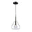 Conic 1 Light Pendant Black