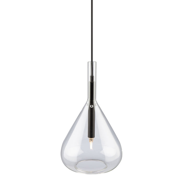 Conic 1 Light Pendant Black