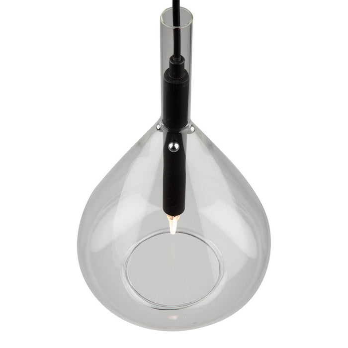 Conic 1 Light Pendant Black