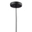 Conic 1 Light Pendant Black