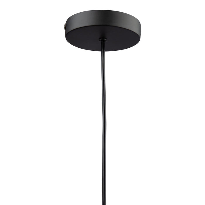 Conic 1 Light Pendant Black