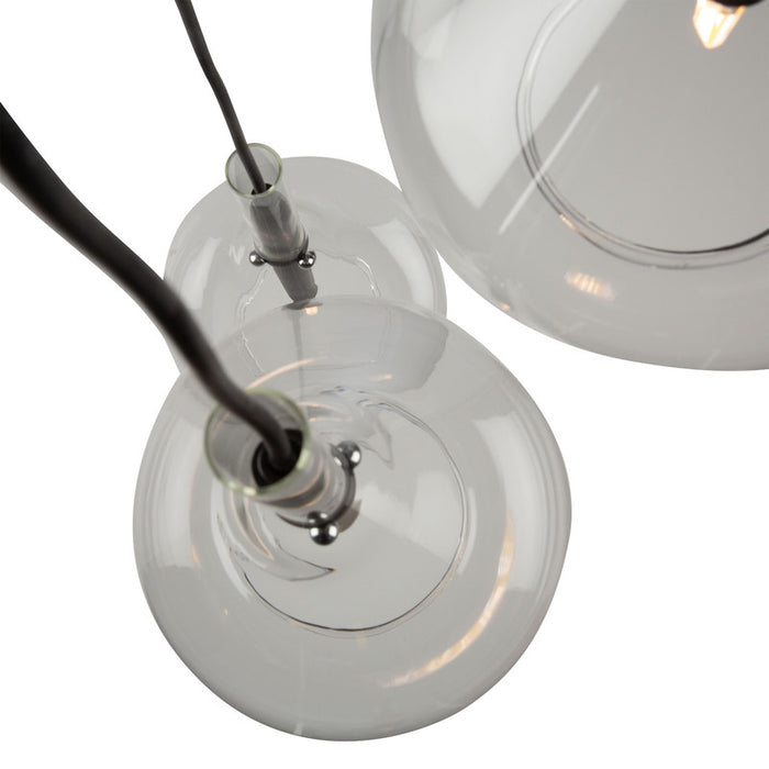 Conic 3 Light Pendant Black