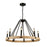 Perris 8 Light Chandelier Black