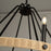 Perris 8 Light Chandelier Black