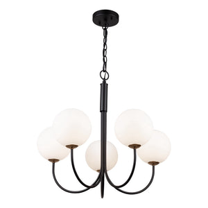 Bistro Collection Chandelier, Black